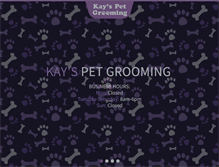 Tablet Screenshot of kayspetgrooming.com